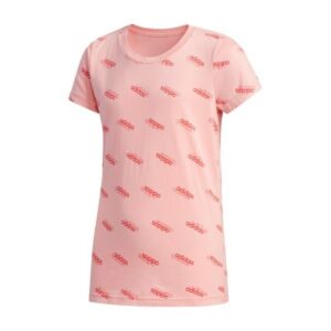 Child’s Short Sleeve T-Shirt Adidas YG FAV T Pink