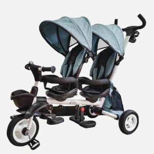 Baby’s Pushchair New Giro Twin Twinned Turquoise 125 x 51 x 110 cm