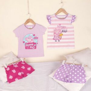 Summer Pyjama Peppa Pig Pink Purple