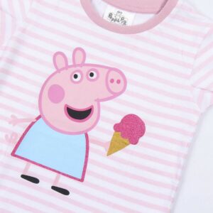 Child’s Short Sleeve T-Shirt Peppa Pig Pink