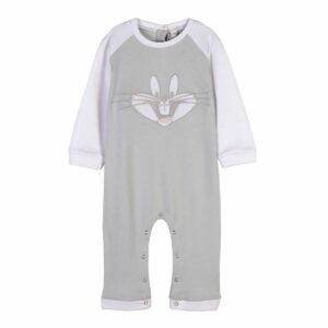 Baby’s Long-sleeved Romper Suit Looney Tunes Grey