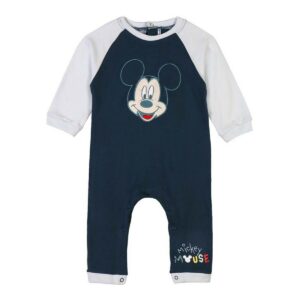 Baby’s Long-sleeved Romper Suit Mickey Mouse Blue