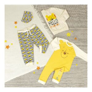 Baby’s Long-sleeved Romper Suit Disney Grey